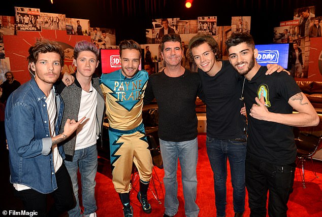 Simon Cowell was the music mogul behind Liam Payne's boy band One Direction (pictured together)