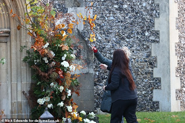 Flowers are being prepared at Home Counties Church ahead of Payne's funeral.