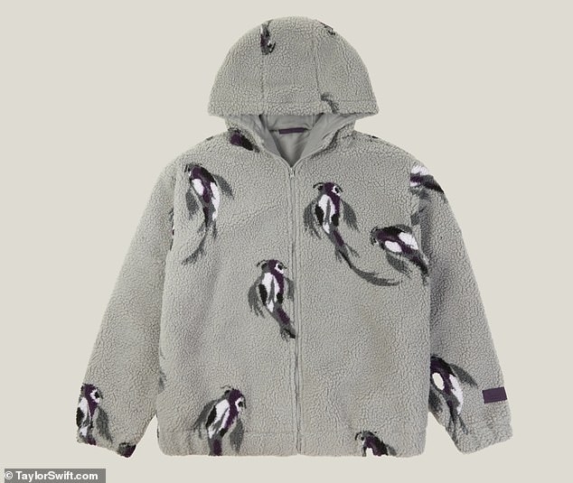 Taylor fans took issue with the quality of an $85 zippered koi fish that wasn't the same design as the website (above), a $120 polyester-lined work jacket, and a $75 black tote that wasn't a double. -lined