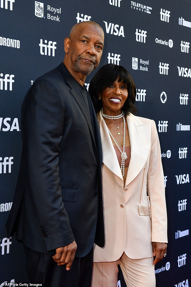 The movie star, 69, spoke to Esquire magazine during his promotional tour for his new film Gladiator II, explaining that he started drinking two bottles of expensive wine a day after he and his wife Pauletta built a house in 1999 with a capacity of 10,000 bottles of wine. cellar; Denzel and Pauletta pictured in September at the Toronto International Film Festival