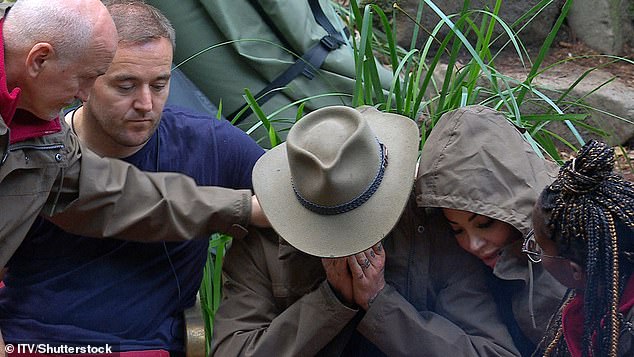 The emotional conversation came as campmate Danny Jones talked about therapy and recalled having a panic attack on live television.