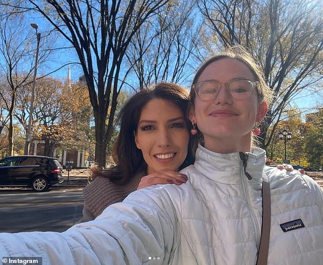 Violet then raised eyebrows earlier this month after Lopez's sister Lynda, 53, shared a selfie with the Yale student after taking her to visit the prestigious university