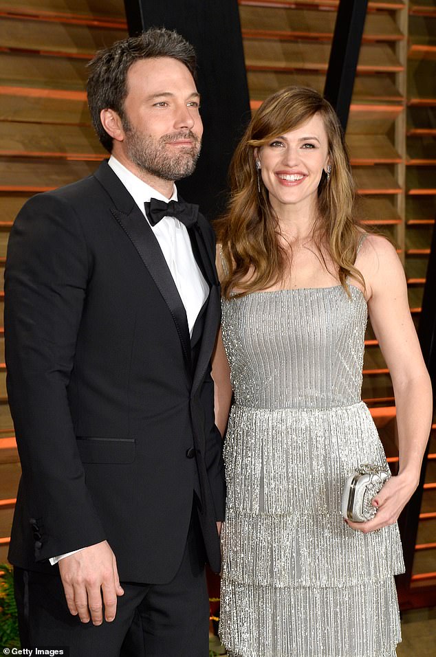 Garner and Affleck divorced in 2018 after 13 years of marriage, but have remained close as they continue to amicably raise their three children (pictured in 2014)