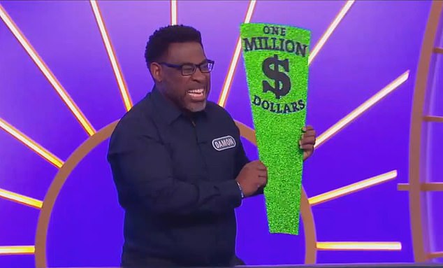 Damon Sayles of Plano, Texas successfully landed the $1 million wedge, which debuted on the show in 2008, and managed to hold it for the entire match