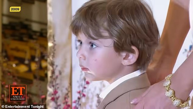 In the video, a reporter can be heard asking the youngest Trump about his favorite toy before a baby Barron innocently replies, 