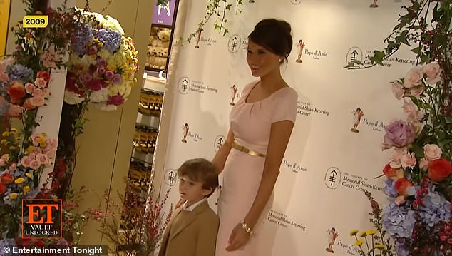 The 2009 event marked the second time Donald Trump's wife hosted the charity event aimed at raising money to help children in the fight against cancer.