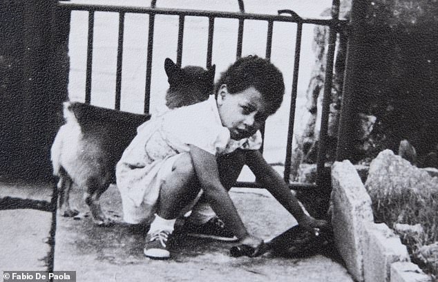 Playing at home when I was five years old. To fit in, Tina absorbed the habits of the working-class white people she lived with and learned to ride a bike and skateboard with local kids.