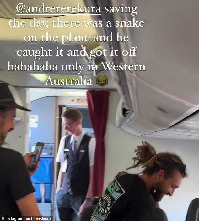 'Only in Western Australia': Rerekura co-star applauded their efforts once the snake was removed