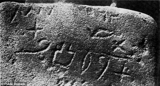 In 2006, Egyptologist Orly Goldwasser argued that symbols (pictured) on artifacts unearthed in a Sinai temple in 1905 are prototypes of the letters we use to write today.