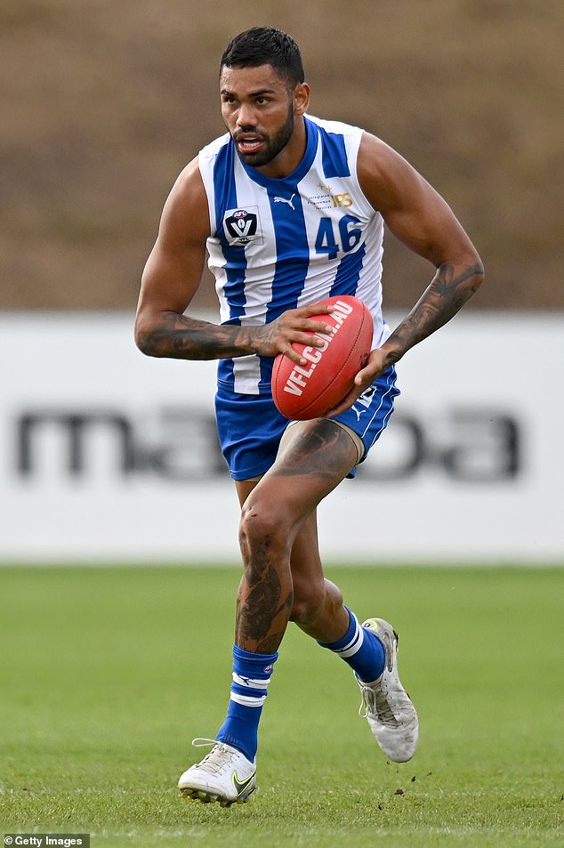 The former North Melbourne star was suspended for 18 matches by the AFL for shocking behavior towards a woman, which included threatening her via direct messages.