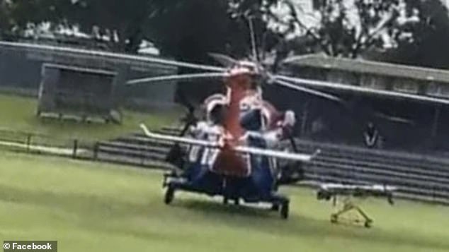 He was airlifted to Melbourne's Royal Children's Hospital in a critical condition.
