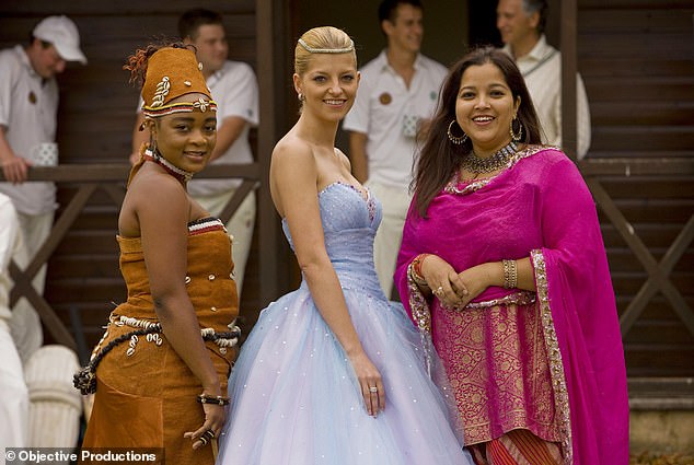 The royal said that a wedding still remains her dream and that lucky number seven might be the proposal that finally gets her down the altar (Pictured: Princess Sheillah Nvannungi of Buganda, Princess Xenia of Saxony, Princess Aaliya of Balasinor on Undercover Princesses)