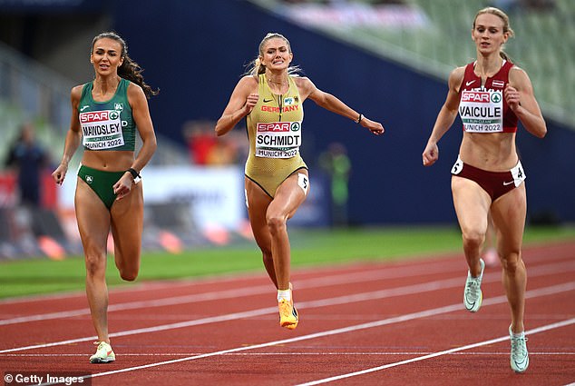 Schmidt competes in the 400 meter events with the German athletics team and was part of the group that traveled to the 2020 Tokyo Olympics.