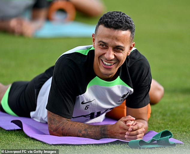 Thiago had worked hard to regain his fitness after suffering the hip injury in April last year.