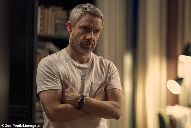 Sherlock actor Martin bulked up for the film and had noticeably larger biceps to play the role.