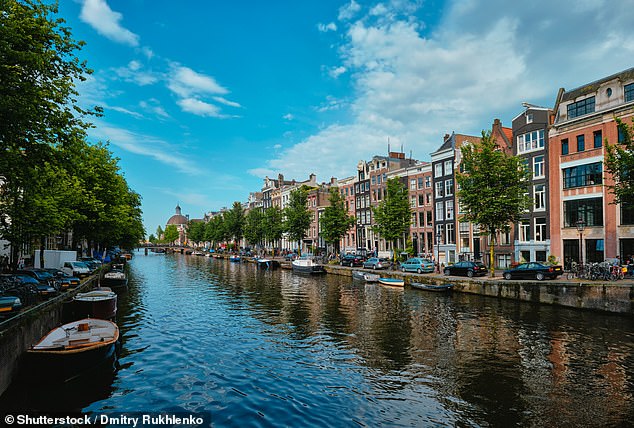 Canal Singel in Amsterdam, where Nongo B was allegedly captured on security footage walking with Castledine moments before his death. Leeds Beckett University student Castledine met a tragic end less than 24 hours after arriving on a weekend trip with his friend to the popular European destination.