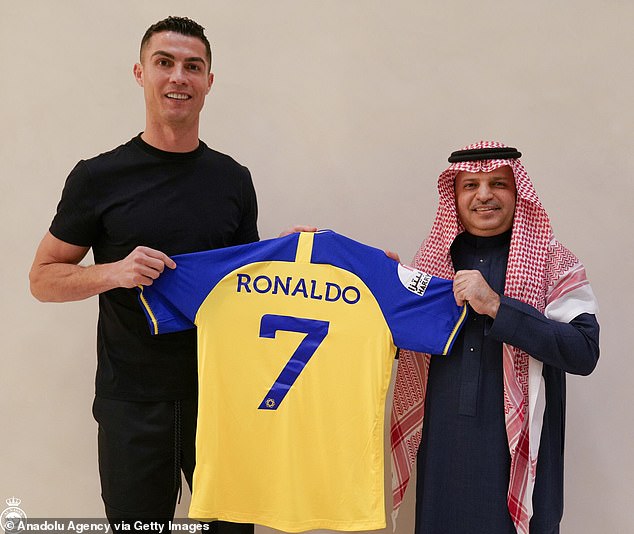 Ronaldo earns around £175m a year at Saudi team Al-Nassr following his move to the Middle East in 2022.