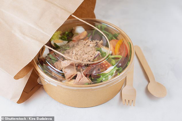 For affordable and healthy lunches, she suggests a can of tuna, salads and prepared meals from the supermarket.