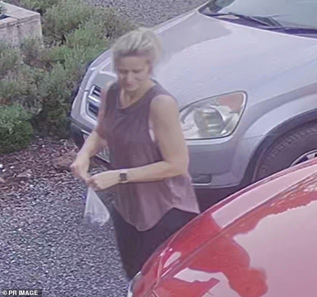 Ms Murphy is described as Caucasian, 173cm tall, of slim build with shoulder-length blonde hair and was last seen wearing a brown/brown running shirt and black mid-length leggings (pictured).