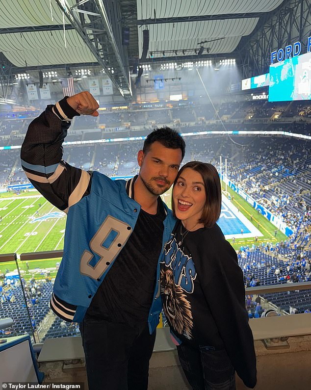 Lautner, who was born in Grand Rapids, Michigan, passionately cheered for the Detroit Lions as the beleaguered franchise had a historic and surprising season.