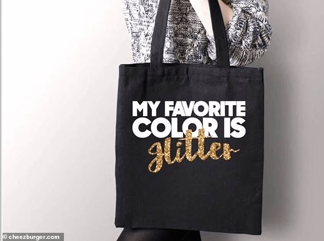 This tote bag is supposed to say 