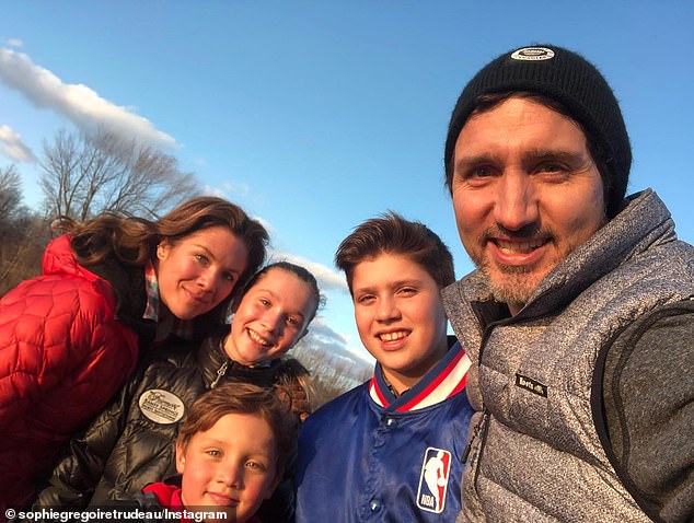 Grégoire and Trudeau share three children. Two sons, Xavier, 15, Hadrien, 9, and his daughter Ella-Grace, 14
