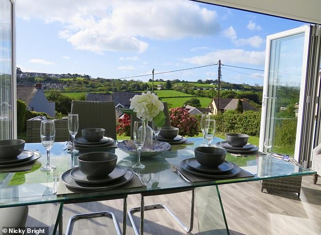 Above is Valley View in Saundersfoot, Pembrokeshire, another property Nicky manages.