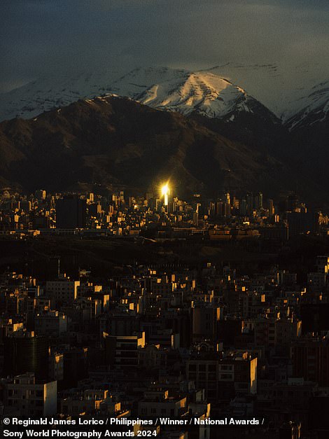 Photographer Reginald James Lorico captured this sunrise over Tehran, impressing the judges enough to win gold at the Philippine National Awards. 
