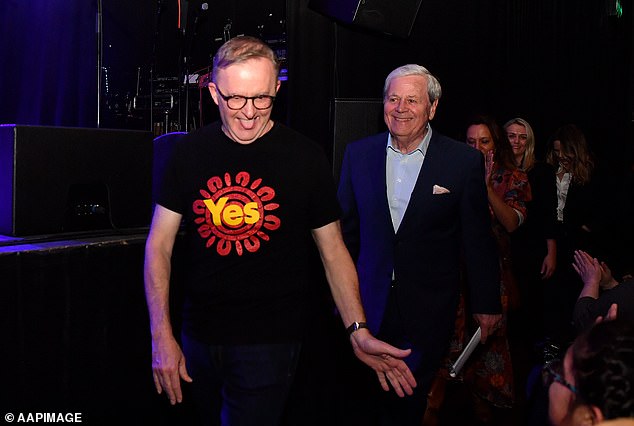 Martin lashed out at No voters during a promotional event at the Factory Theater in Marrickville in Sydney's inner west on September 28.