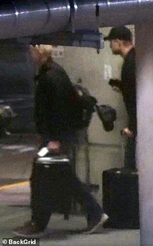 The Duke of Sussex, 39, was spotted outside LAX airport on Wednesday night, about 12 hours after being spotted at London's Heathrow airport.