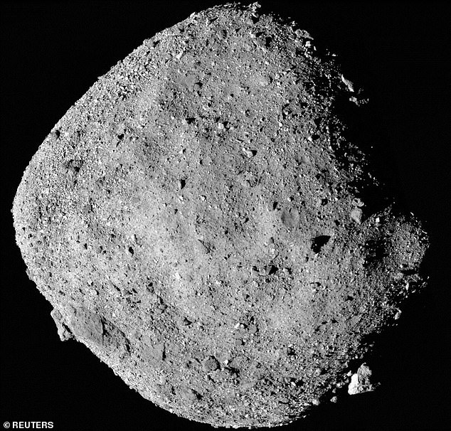 The space agency sent a probe to the 1,250-foot asteroid Bennu in 2020 as part of a historic mission to collect samples.