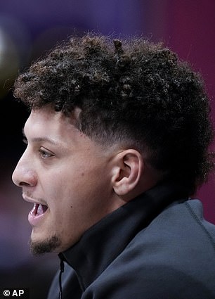 Patrick Mahomes declined to speak about his father's recent arrest for drunk driving on the opening night of the Super Bowl.