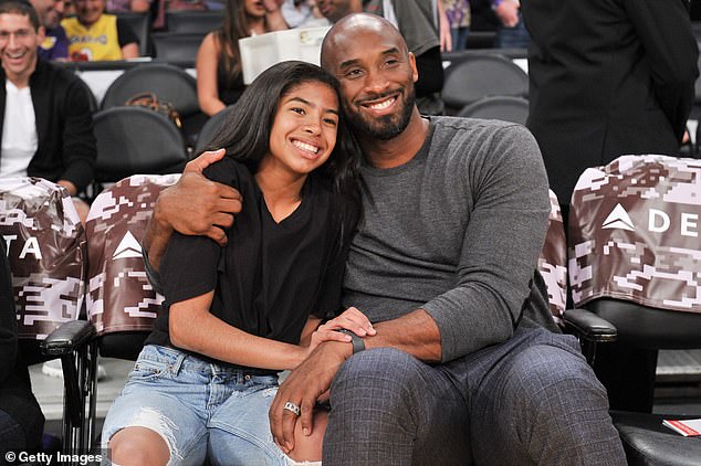 Bryant and his daughter, Gianna (pictured left), died in a helicopter crash in January 2020.