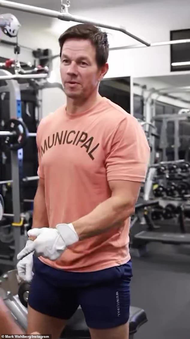 The 52-year-old actor, who appeared shirtless in a similar post a few weeks ago, took to Instagram on Thursday to share a video of one of his grueling '4am club' workouts.