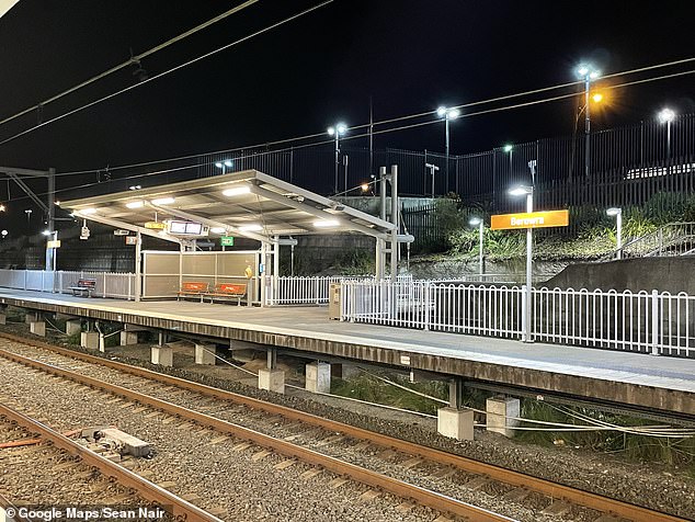 Pictured: Berowra railway station (pictured), in Sydney's north, where the tragedy unfolded at midnight on February 2.
