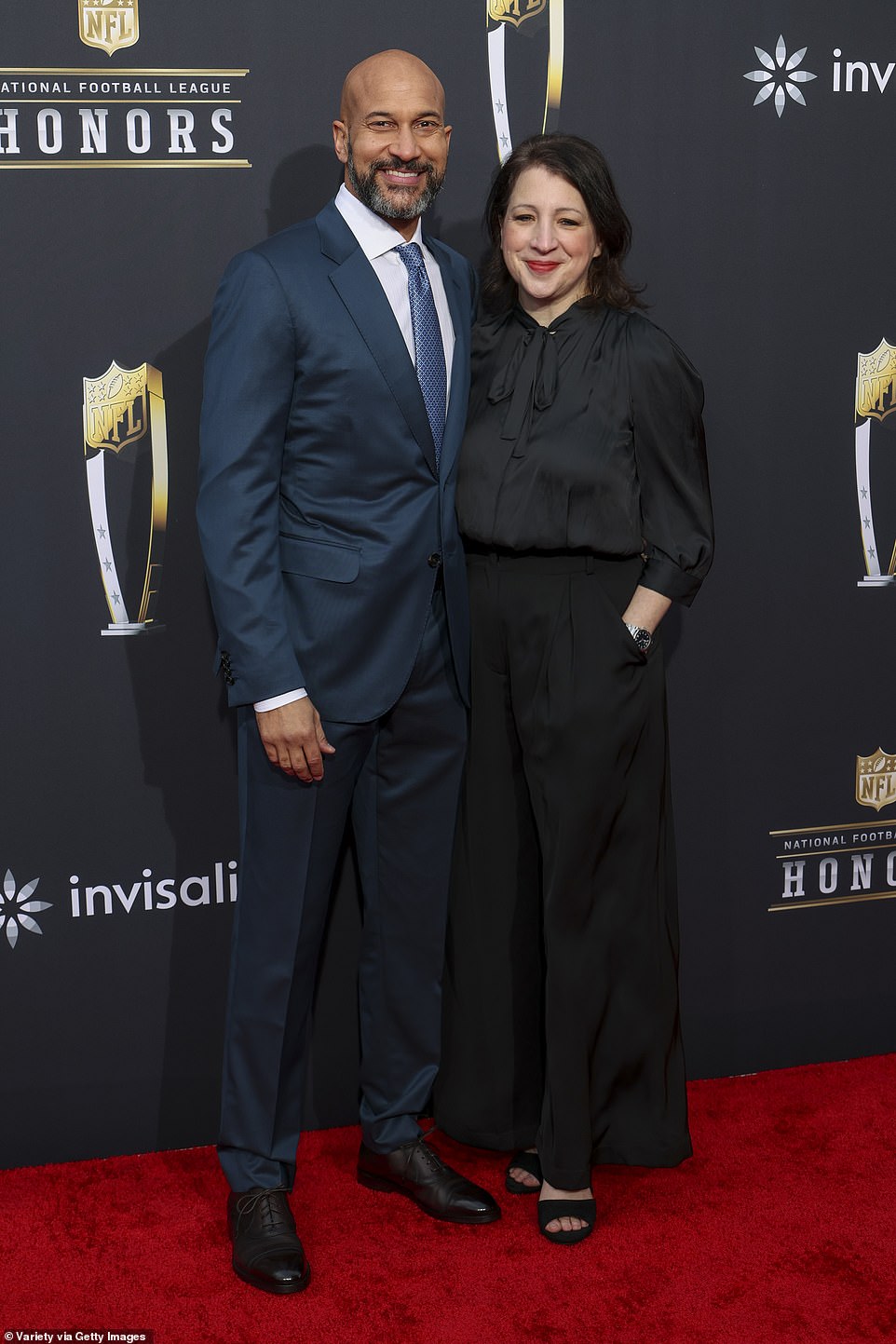 Keegan-Michael Key and his wife Elle Key looked in love at the special event