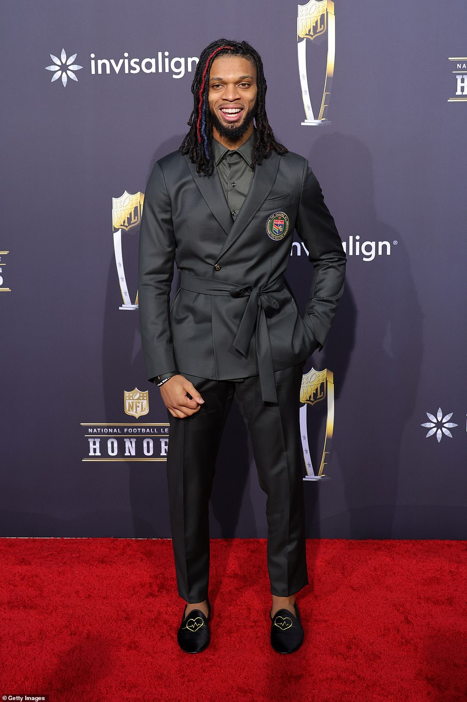 Damar Hamlin Attends Third Annual NFL Honors in Style