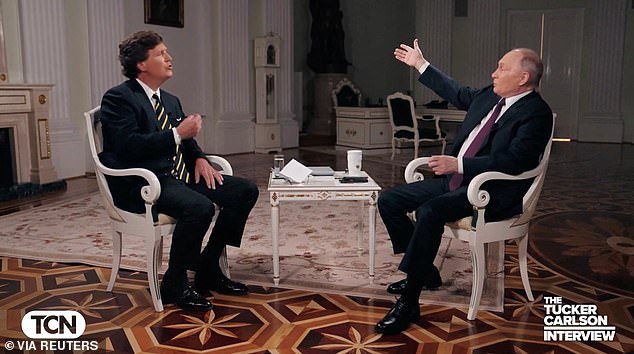 Tucker Carlson's highly anticipated interview with Vladimir Putin sparked a series of explosive claims
