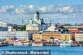 Finland has been named the happiest country in the world for the sixth year in a row, in an annual index sponsored by the UN. In the photo, Helsinki