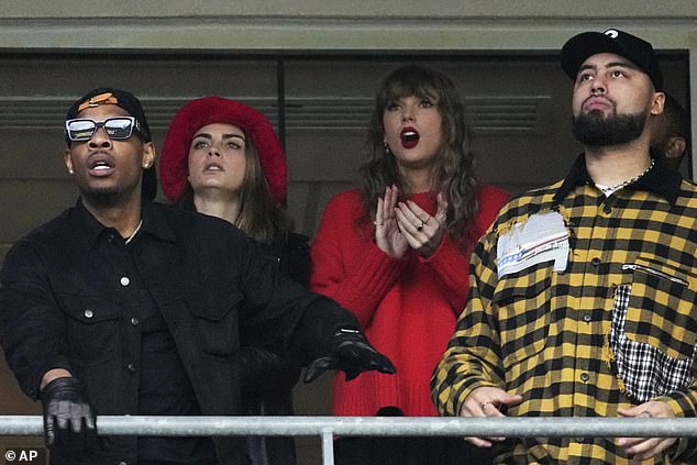 The pop star has attended 12 Chiefs games this season amid her romance with the tight end.