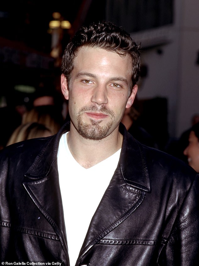 It's unclear when the photo shared by Britney was taken, but Ben was sporting an identical goatee in 1999 (pictured).