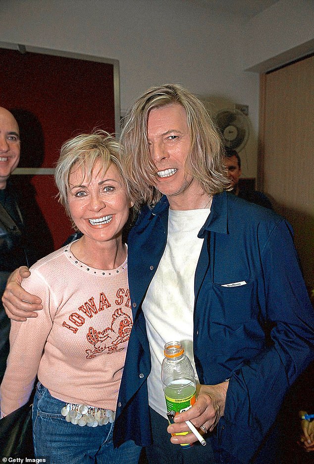 Following the announcement, Lulu also spoke to The Guardian about her dazzling experiences as a star in the spotlight, including personal experiences with icons such as David Bowie, The Rolling Stones, Iggy Pop and The Who (pictured with Bowie in 2000).