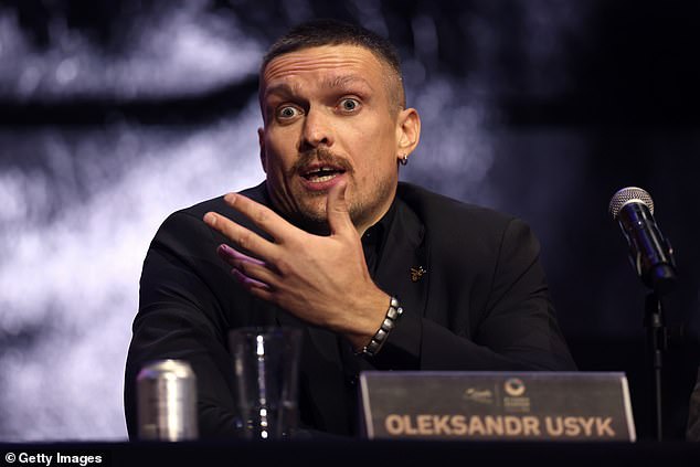 Usyk (pictured) still hopes to box on that February 17 date, with IBF mandatory challenger Filip Hrgovic named as a possible opponent for the Ukrainian heavyweight.
