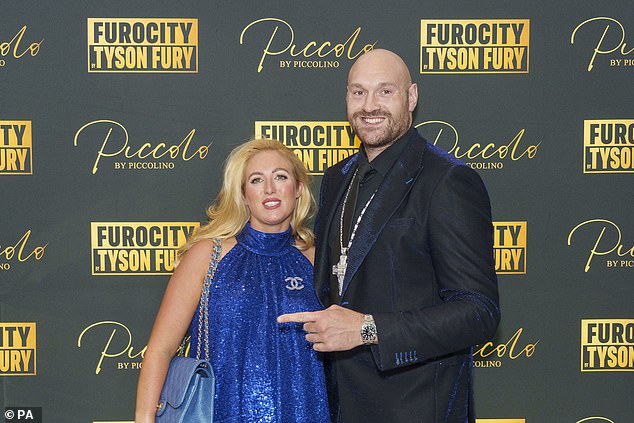 Tyson Fury's wife, Paris, revealed that she was 