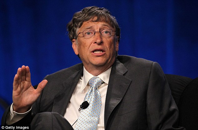 Business leader: Gates, 58, is worth $78.5 billion, according to the Bloomberg Index, while shares of Microsoft, the world's largest software maker, rose 40 percent