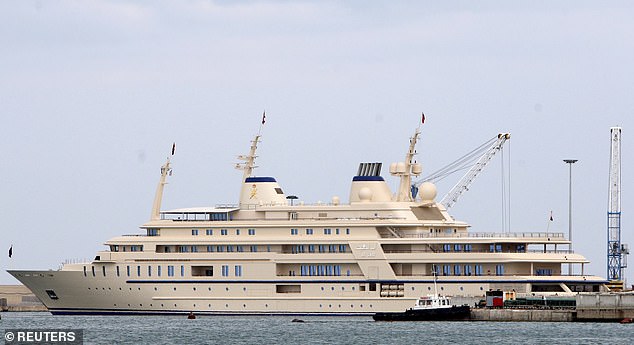 The Al Said is owned by the Sultan of Oman and is usually accompanied to sea by his navy.