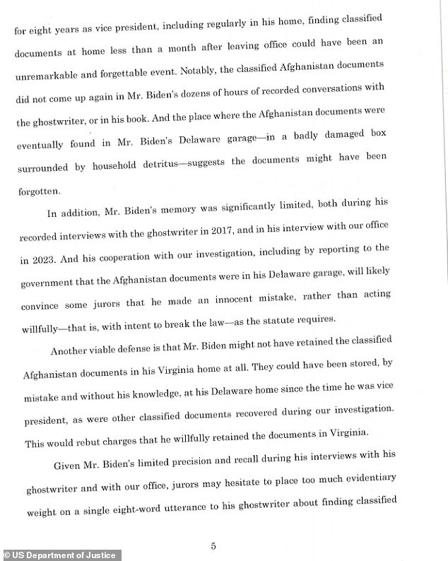 This document claims that during interviews Biden forgot when he was vice president, the dates of his son Beau's death, and details of the debate over his own disastrous withdrawal from Afghanistan.
