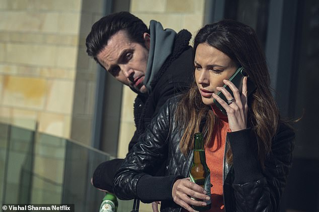 The Fool Me Once team joined forces once again for Amazon Prime's latest project, as this is the latest collaboration between Coben, Brocklehurst and Quay Street (scene from Netflix's Fool Me Once starring Michelle Keegan and Emmett J. Scanlan).