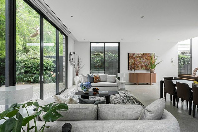 Located in sought-after Prahran, 8km from the CBD, the two-storey house was redesigned after the couple bought it for $745,000 in 2006.