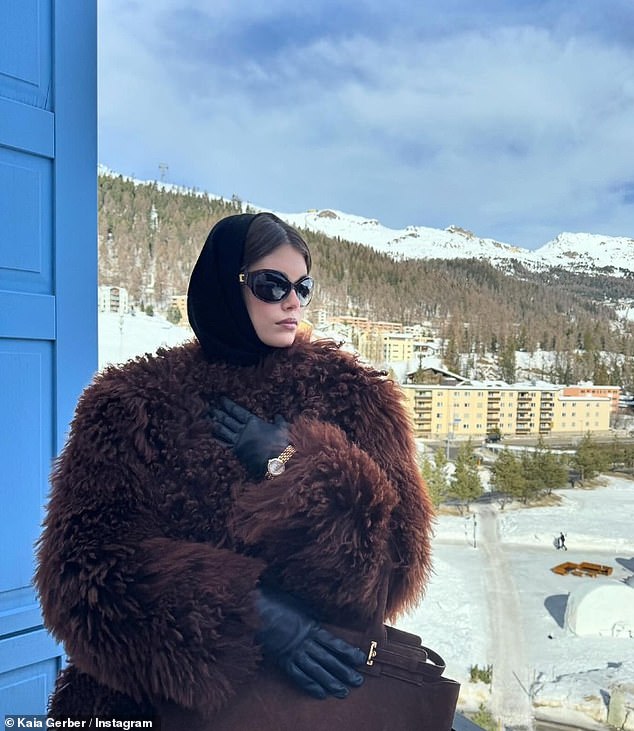 While enjoying a gorgeous trip through the snowy mountains with jewelry brand Omega, Kaia looked sensational in the snaps before things took a turn for the worse.